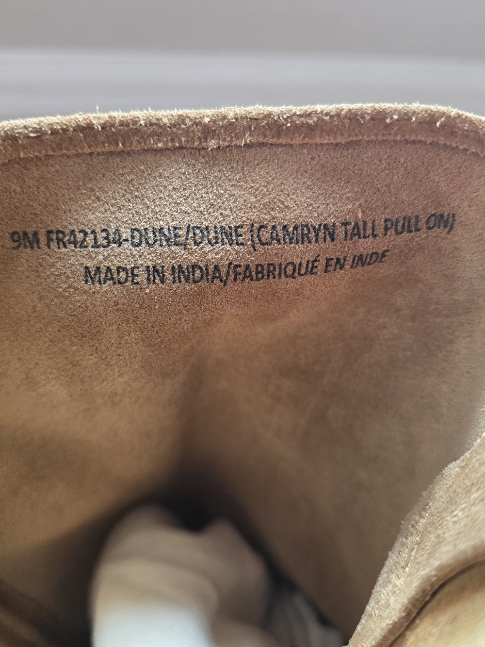 Frye CAMRYN Tall Pull On Suede Block Heel Boots Sz. 9M Ladies. Slouch Western - Picture 13 of 14